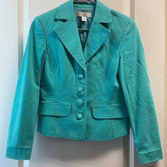 Turquoise blazer - Picture 3 of 3
